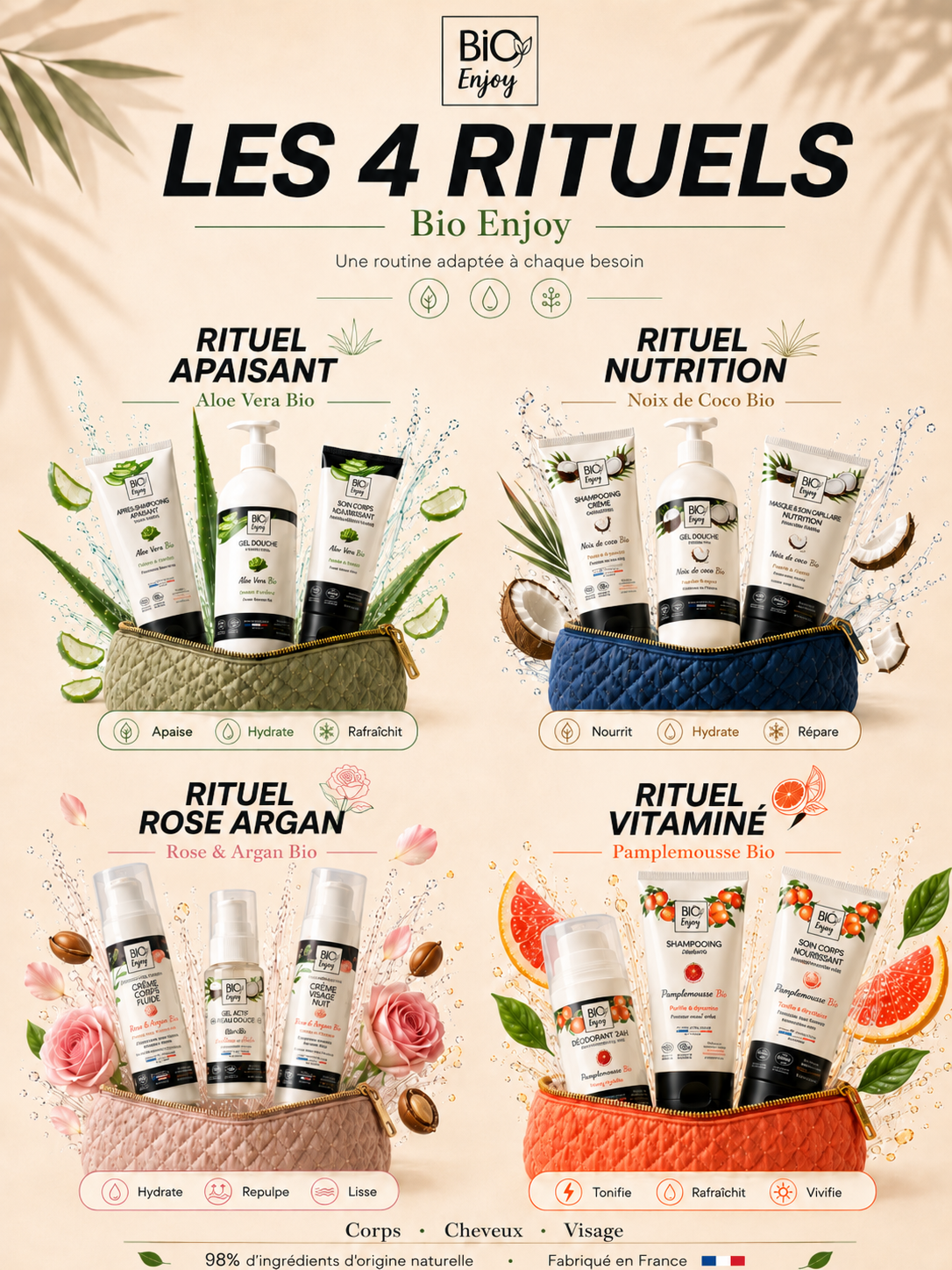 Rituels skincare + bodycare  + haircare bio - Bio Enjoy
