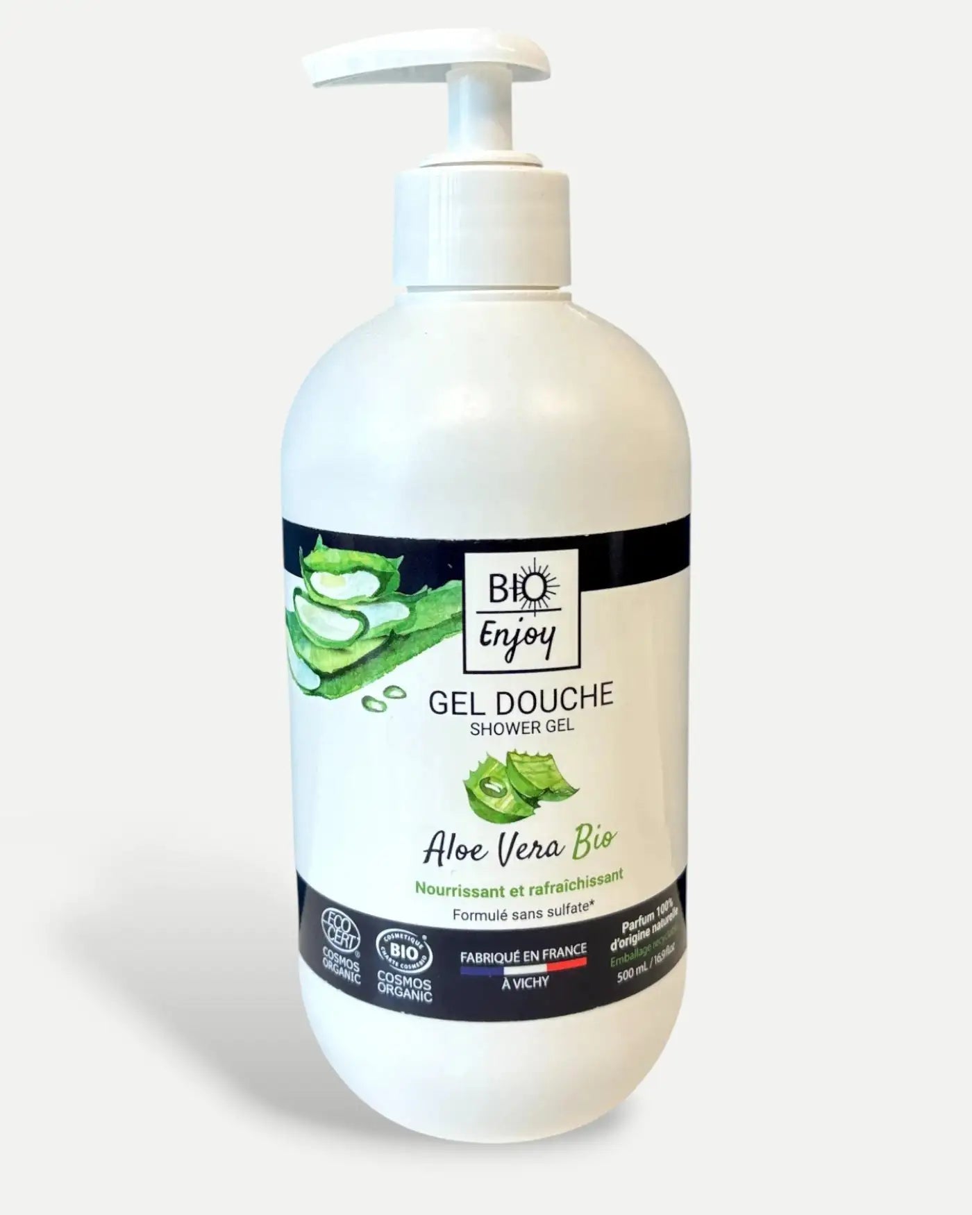 Gel douche Aloe vera BIO 500mL Bio Enjoy