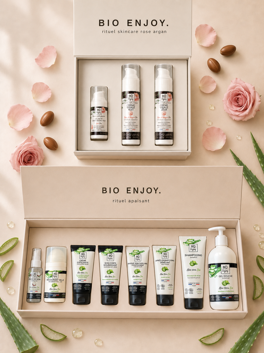 Rituel Apaisant + Skincare Rose Argan Bio Enjoy