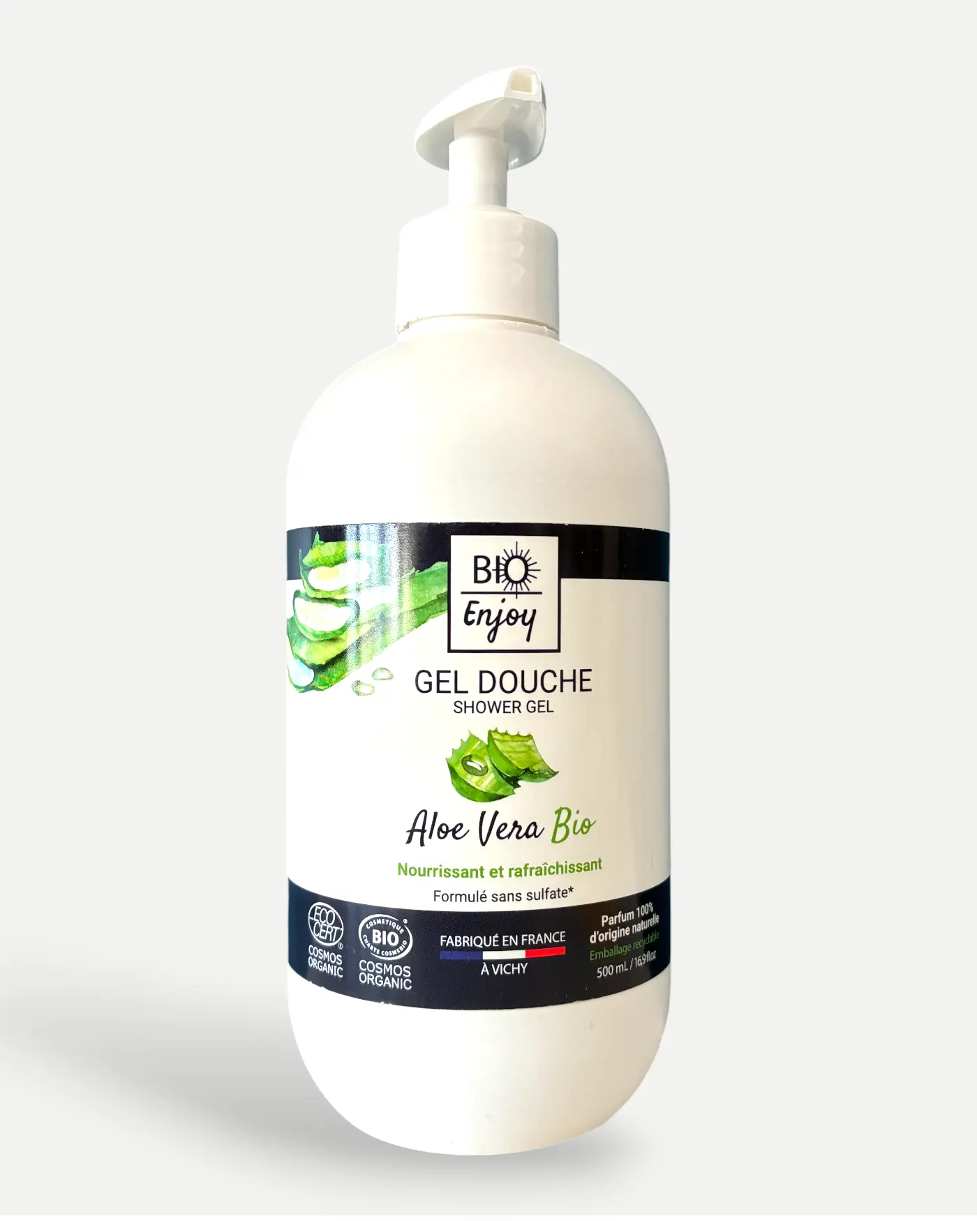 Gel douche Aloe vera BIO 500mL - Bio Enjoy
