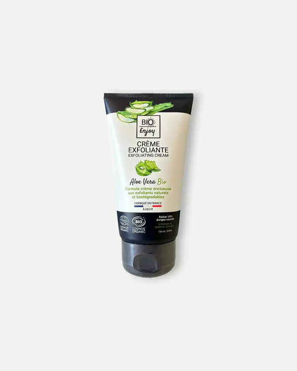 Crème exfoliante corps Aloe Vera BIO 150mL - Bio EnjoyCrème exfoliante corps Aloe Vera BIO 150mL - Bio Enjoy