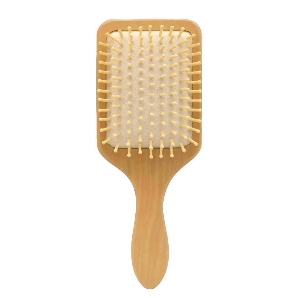Brosse démêlante en Bois de Lotus & Bambou Blancs - Bio Enjoy